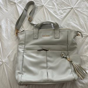 Lily Jade leather diaper bag/mom bag